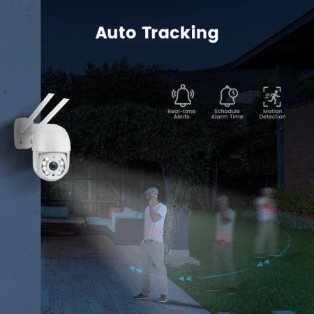 CAMERA SUPRAVEGHERE WIFI 5MP + 2 LAMPI SOLARE DE PERETE 100 LED