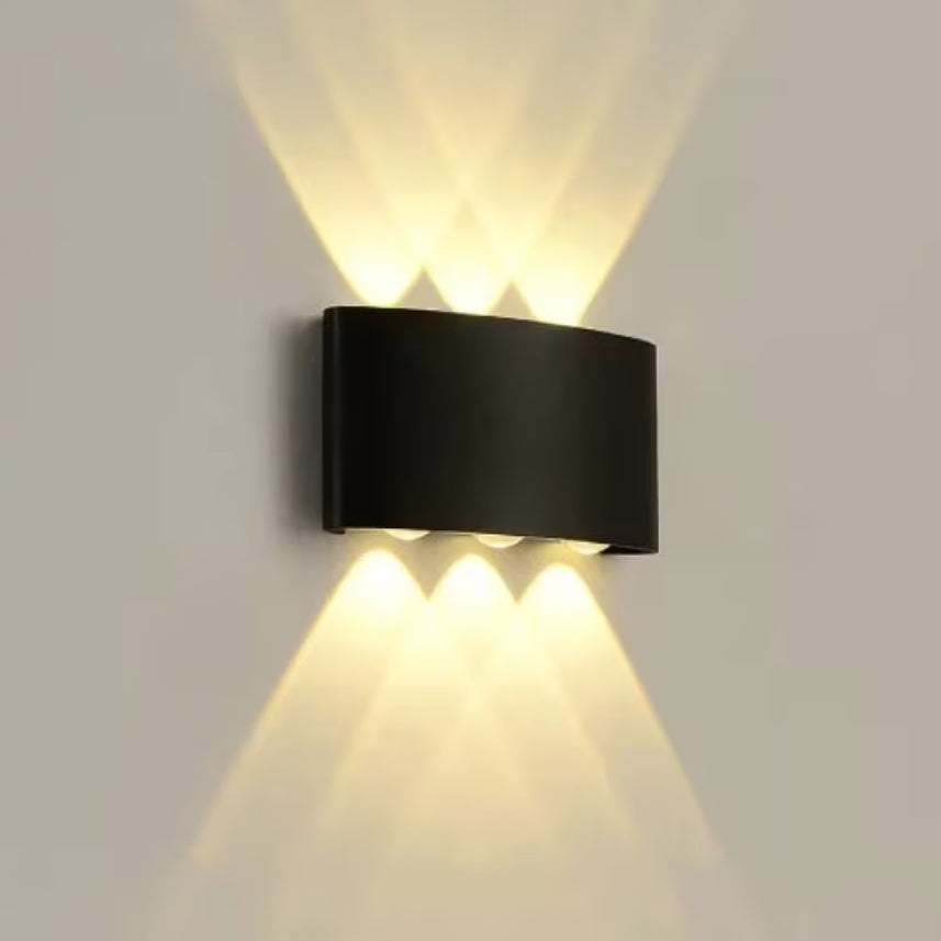 APLICA DE PERETE 6 LED-URI BIDIRECTIONALE INTERIOR-EXTERIOR 6W