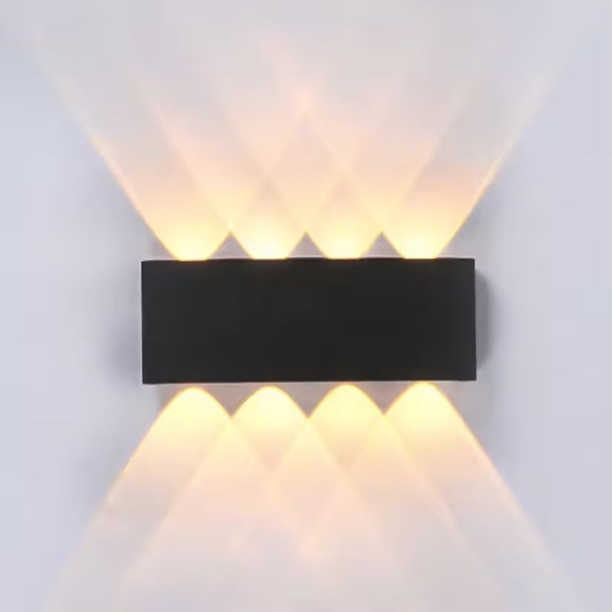 APLICA DE PERETE 8 LED-URI BIDIRECTIONALE INTERIOR-EXTERIOR 8W