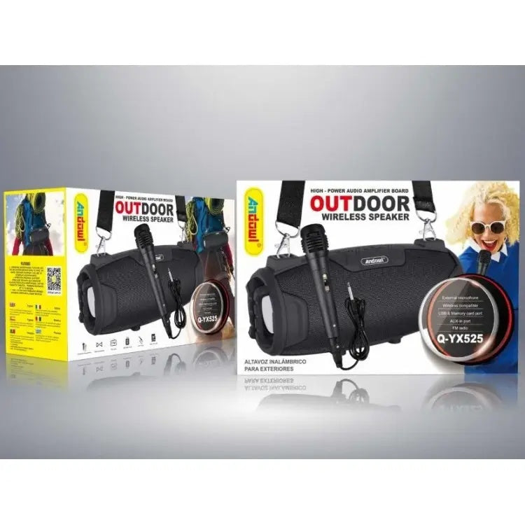 BOXA PORTABILA CU MICROFON SI RADIO FM Q-YX525