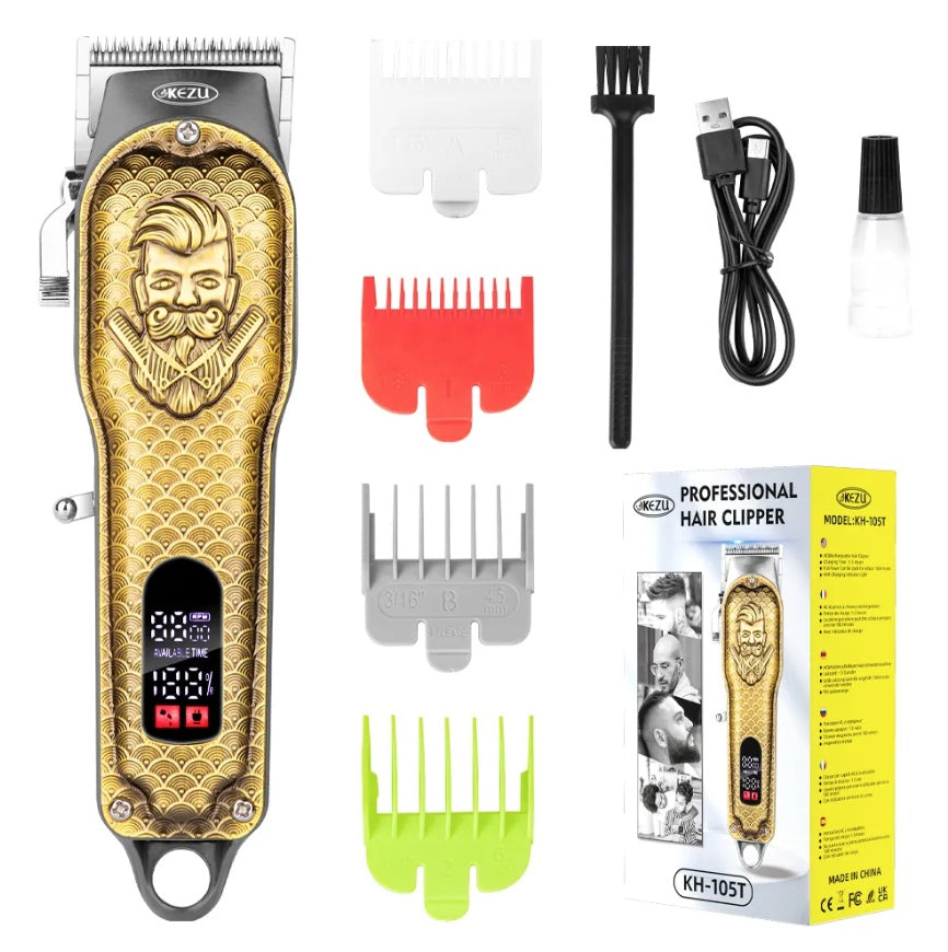 Masina De Tuns Profesional Cu Acumulator BARBERSHOP KH-105T