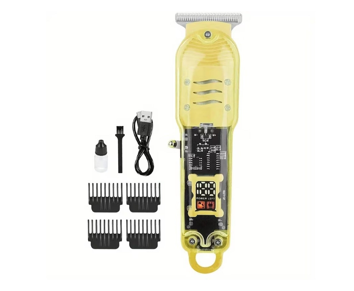 Mașină de Tuns Profesională Hair Clipper KH-106S - Kit Complet pentru Tuns și Retușuri