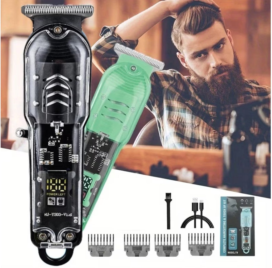 Mașină de Tuns Profesională Hair Clipper KH-106S - Kit Complet pentru Tuns și Retușuri