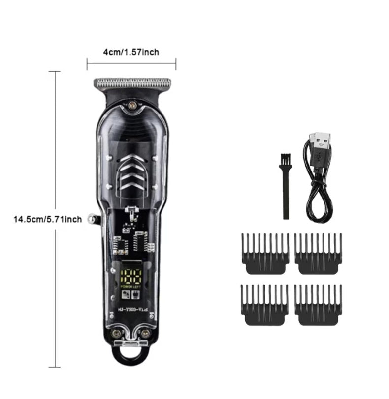 Mașină de Tuns Profesională Hair Clipper KH-106S - Kit Complet pentru Tuns și Retușuri