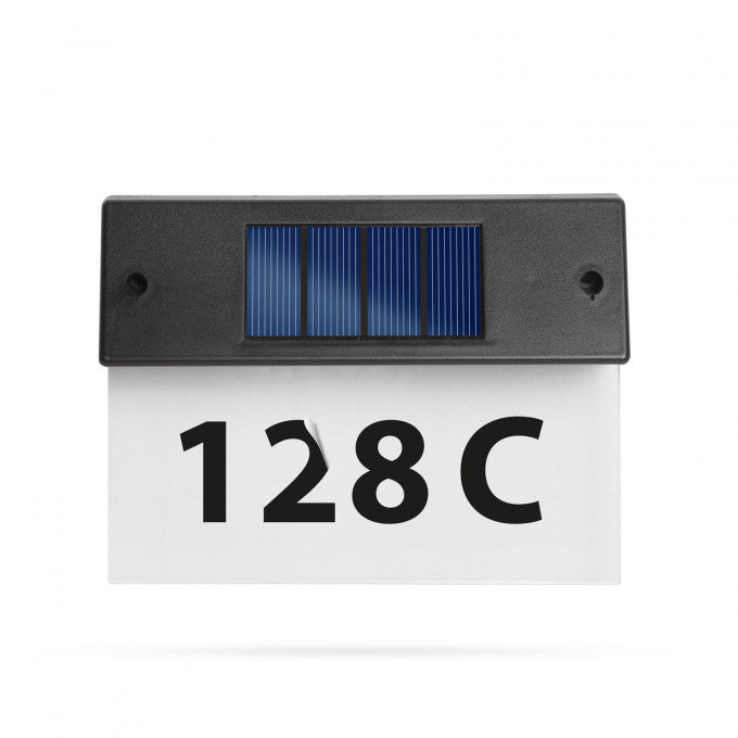 NUMAR DE CASA CU LED SI PANOU SOLAR