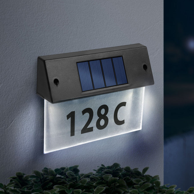 NUMAR DE CASA CU LED SI PANOU SOLAR