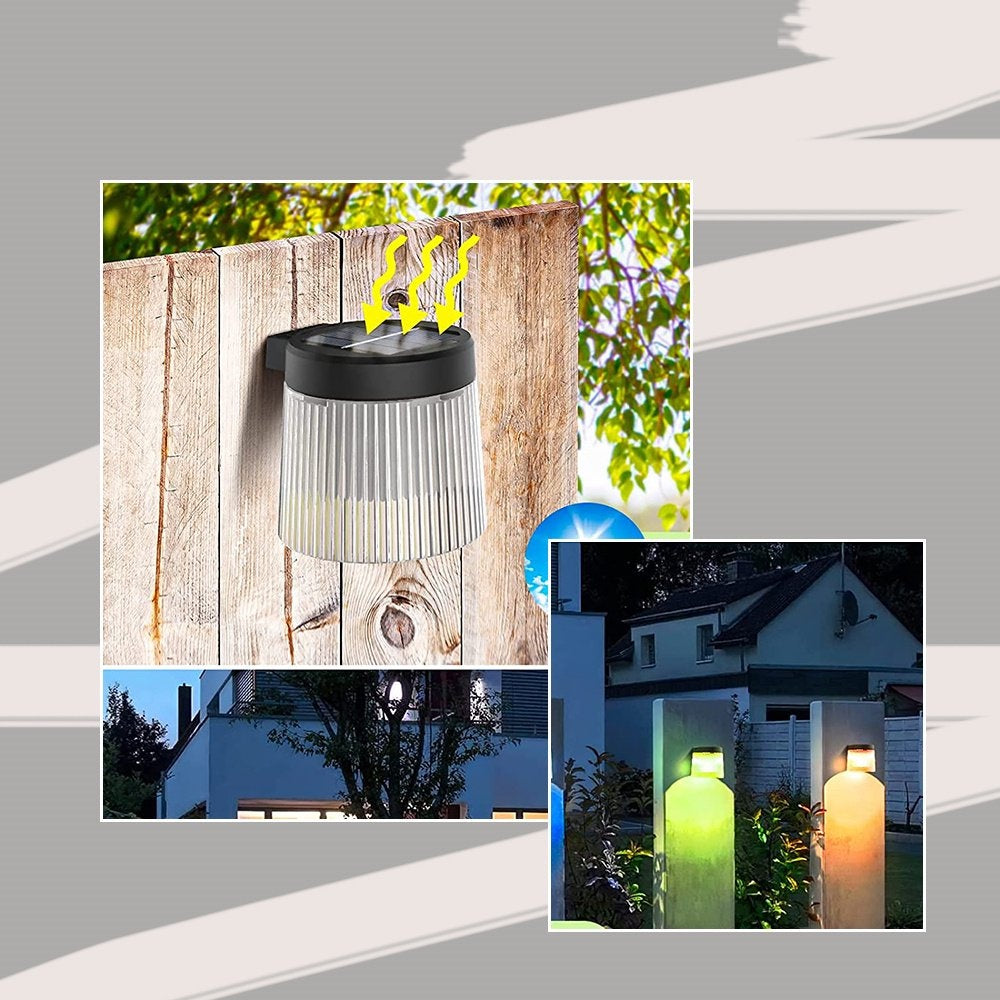 SET 6 LAMPI SOLARE DECORATIVE DE PERETE FELINAR COLOR